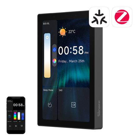 SONOFF NSPanel Pro 120 Smart Control Panel Matter WiFi/Bluetooth/ZigBee SONOFF NSPanel Pro 120 Smart Control Panel Matter WiFi/Bluetooth/ZigBee